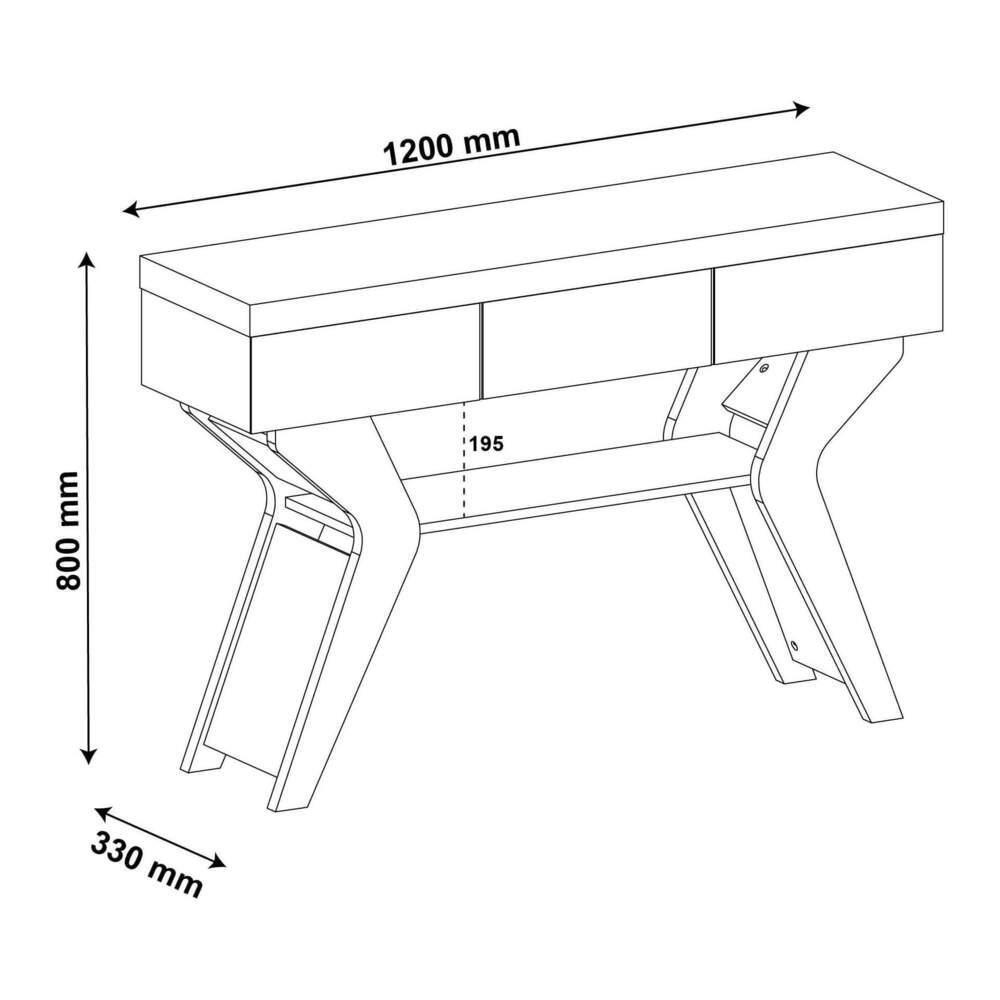 Aparador Com Espelho 120Cm Multimóveis Cr50030 Off White Off White - 4
