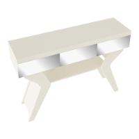 Aparador Com Espelho 120Cm Multimóveis Cr50030 Off White Off White - 3