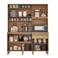 Armário De Cozinha 5 Portas 1 Gaveta Canastra Valdemóveis Cinamomo/off White - 10