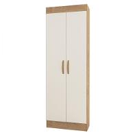 Armário Multiuso Uruguay 2 Portas Canelato Off White Atualle Canelato Rustico Com Off White - 1