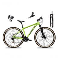 Bicicleta Aro 29 Absolute Nero 5 Câmbio Shimano 24v Acera K7 Garfo Trava Freio A Disco Pneu C/faixa - Verde Tam.17 - 1