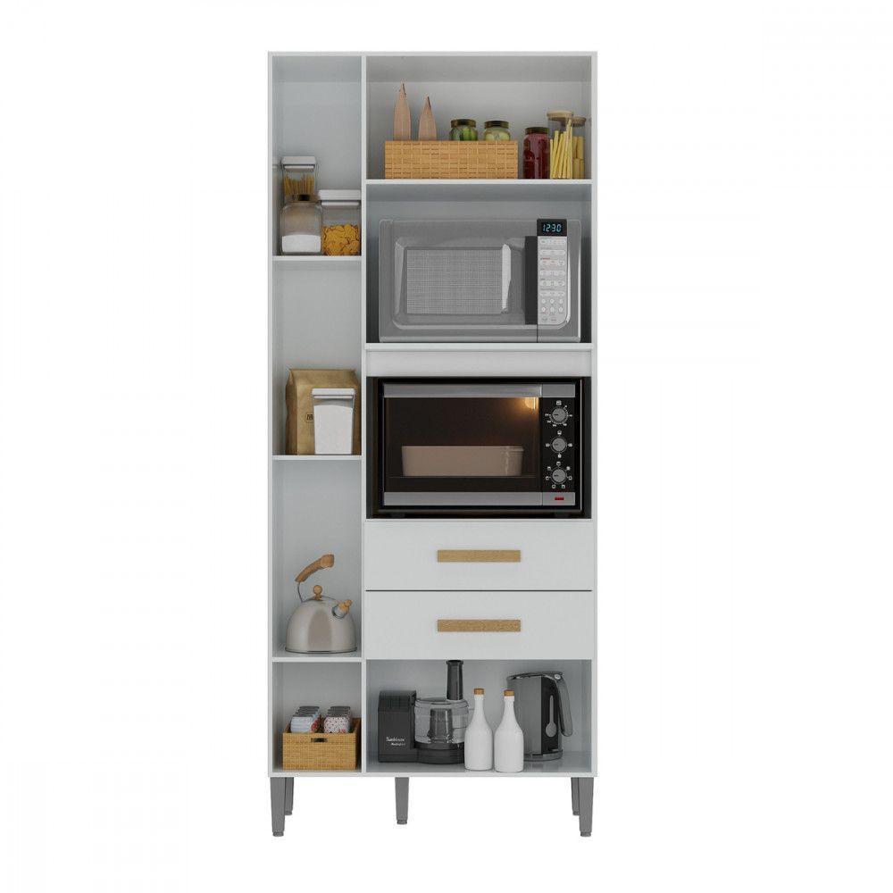 Multiuso Para Forno E Microondas Seul Branco Brilho Atualle Branco Brilho - 3