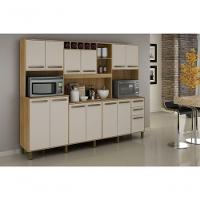 Armario Agata 13 Portas 2 Gavetas 5 Nichos Valdemoveis Cinamomo/off White - 2