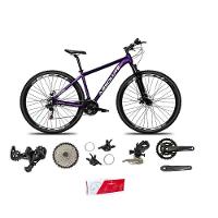 Bicicleta Aro 29 Absolute Nero 5 Alumínio 2x9 18v K7 Freios Hidráulicos Garfo Com Trava - Roxo Tam.13.8 - 1