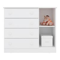 1berco Branco Doce Sonho (1.5)+ 913kit C/04 Rod 2ctrava E 2s/trava Chapa(913.5),2561comoda Sapateira 1 Pt/4 Gav(2561.5) - 2