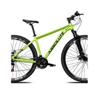 Bicicleta Aro 29 Absolute Nero 5 Câmbios Shimano Deore E Altus 27v Freio Hidraulico Garfo C/trava -verde Tam.15