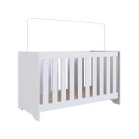 Berço 3 Em 1 Linha Aconchego La003 - Completa Móveis Branco - 3