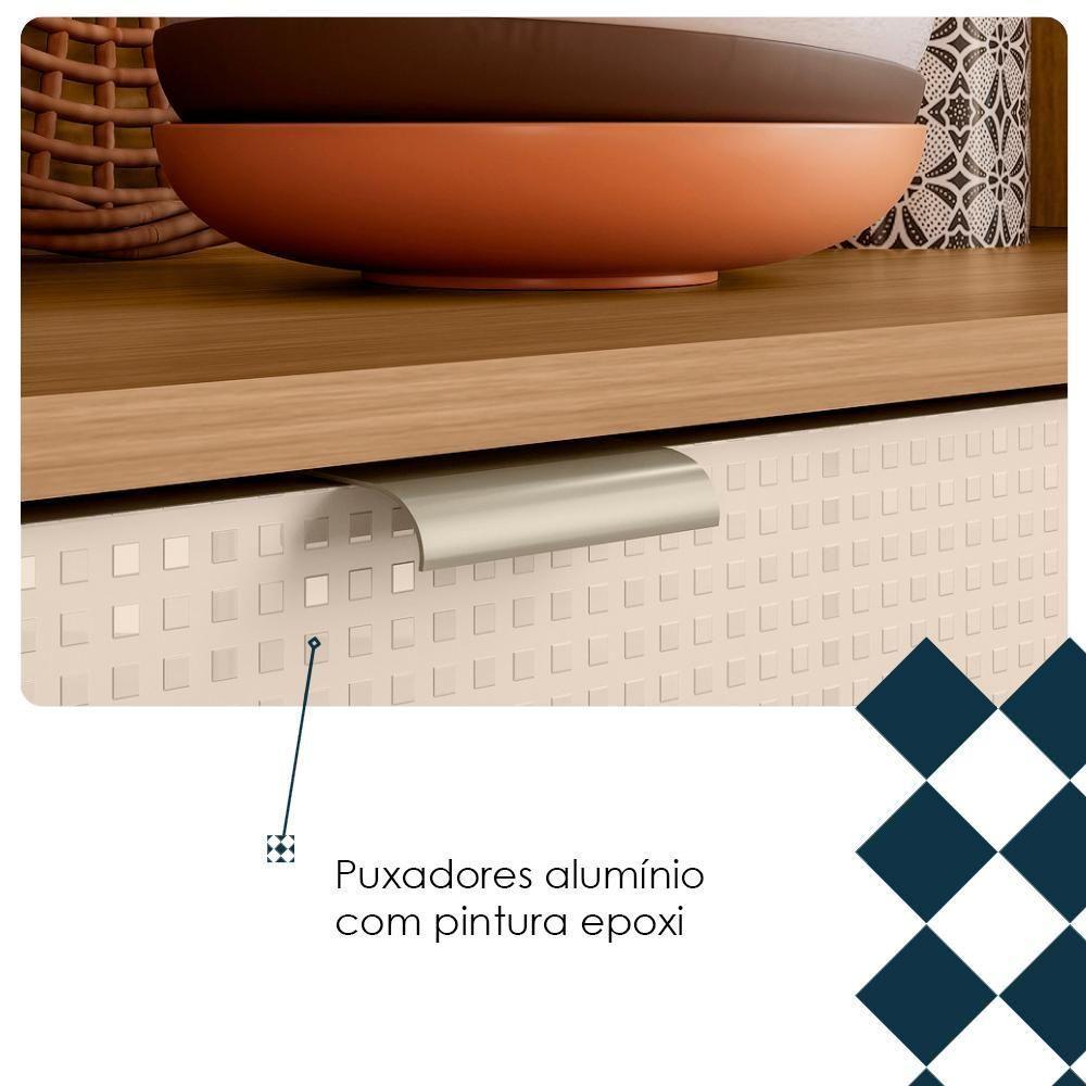 Cozinha Compacta 8 Portas 1 Gaveta 161 Cm Slow Freijo Soft Ktp - 8