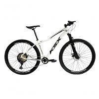 Bicicleta Aro 29 Ksx Sd7 Feminina 12v Garfo Com Trava K7 11/50 Freios Hidráulicos Kit 1x12 - Branco/preto Tam. 17 - 1