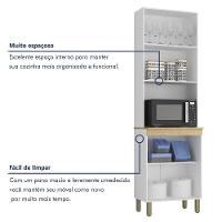 Paneleiro Com Nicho 4 Portas São Luis Valdemoveis Branco