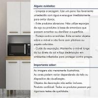 Paneleiro Com Nicho 4 Portas São Luis Valdemoveis Branco - 6