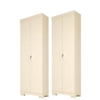 Kit 2 Armário Multiuso Israel 2 Portas Com Chave 100% Mdf Linhamobília Branco - 1