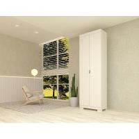 Kit 2 Armário Multiuso Israel 2 Portas Com Chave 100% Mdf Linhamobília Branco - 2