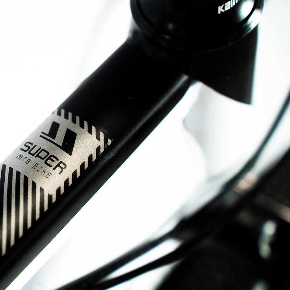 Bicicleta Aro 29 Bike 21 Vel Marchas Everest Freio A Disco Quadro Alumínio Leve Resistente Cor Branco/preto - Wct Fitness - 2