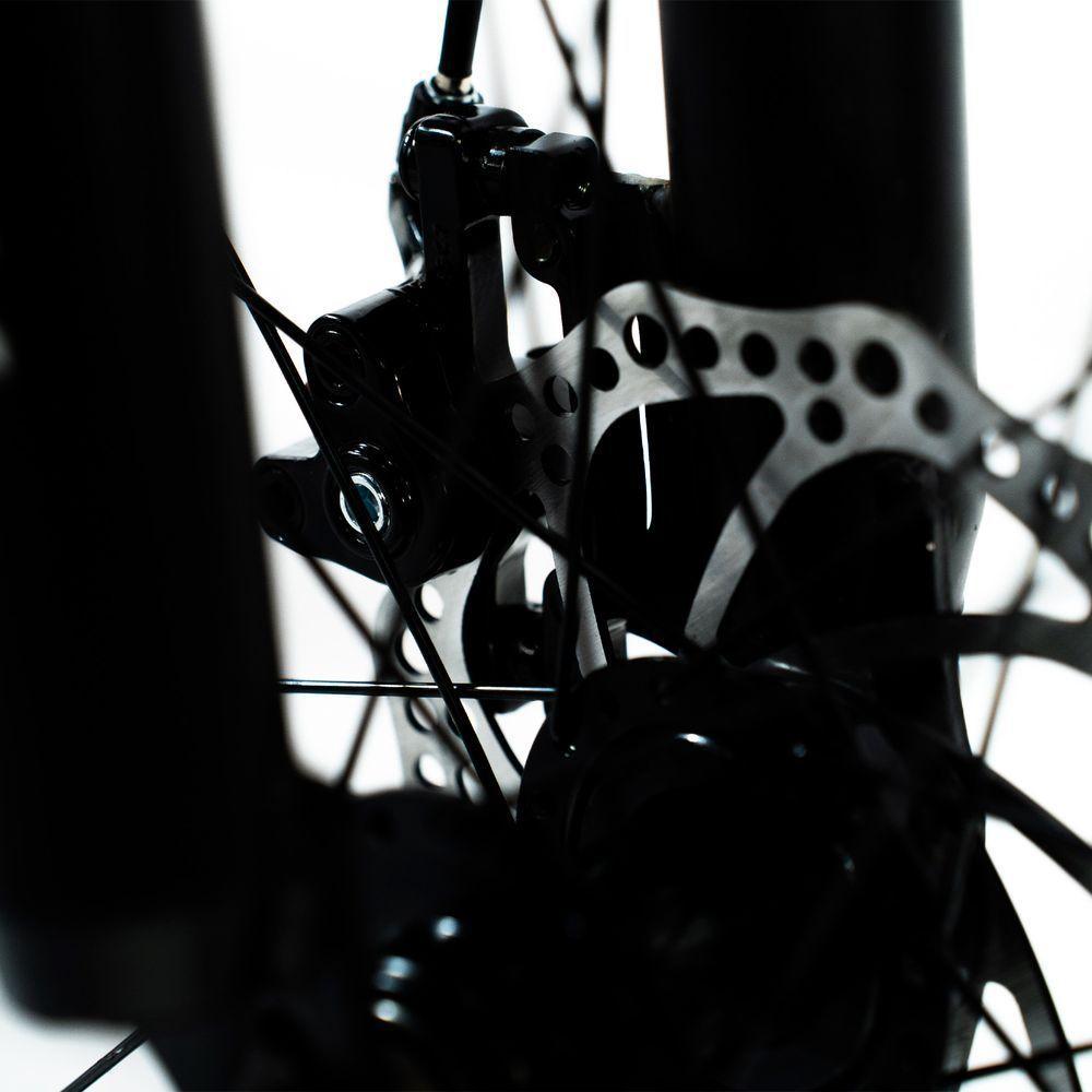 Bicicleta Aro 29 Bike 21 Vel Marchas Everest Freio A Disco Quadro Alumínio Leve Resistente Cor Branco/preto - Wct Fitness - 4