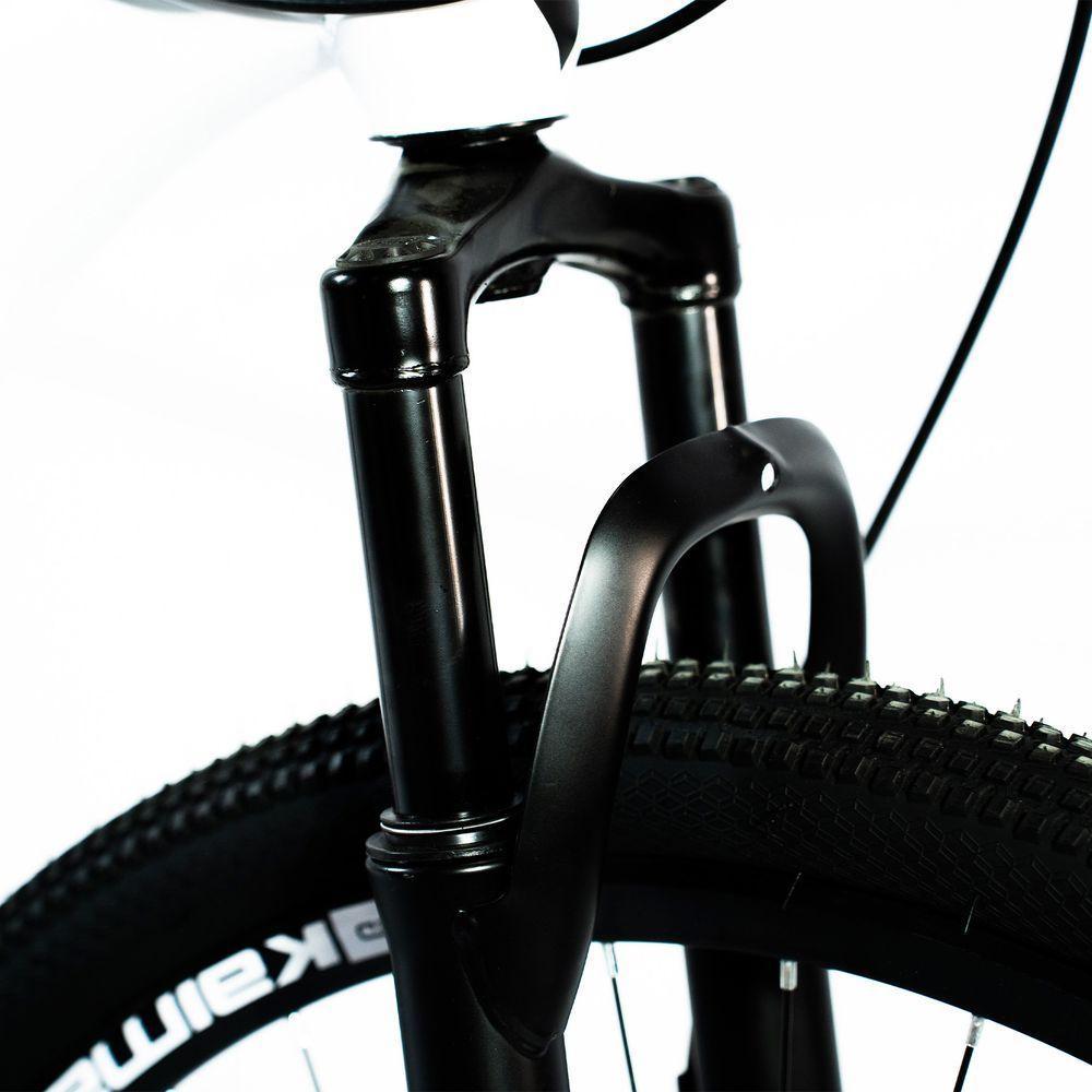 Bicicleta Aro 29 Bike 21 Vel Marchas Everest Freio A Disco Quadro Alumínio Leve Resistente Cor Branco/preto - Wct Fitness - 5