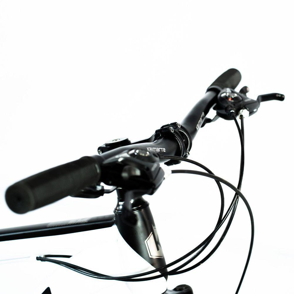 Bicicleta Aro 29 Bike 21 Vel Marchas Everest Freio A Disco Quadro Alumínio Leve Resistente Cor Branco/preto - Wct Fitness - 7
