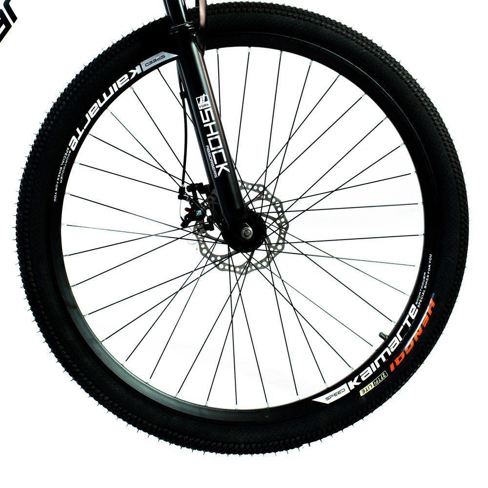 Bicicleta Aro 29 Bike 21 Vel Marchas Everest Freio A Disco Quadro Alumínio Leve Resistente Cor Branco/preto - Wct Fitness - 8