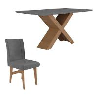Conjunto Mesa De Jantar 160 Cm Com 6 Cadeiras Multimóveis - 3