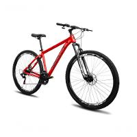 Bicicleta Aro 29 Absolute Nero 5 Câmbio Shimano 24v Acera K7 Garfo Trava Freio A Disco - Vermelho Tam.17 - 2