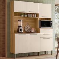 Cozinha Compacta 6 Portas 2 Gavetas 161 Cm Montesa Freijo Soft Ktp - 2