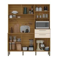 Cozinha Compacta 6 Portas 2 Gavetas 161 Cm Montesa Freijo Soft Ktp - 9