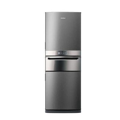 Geladeira Brastemp Inverse 3 Frost Free 419 Litros Com Freeze Control Pro BRY59BK Inox 110V