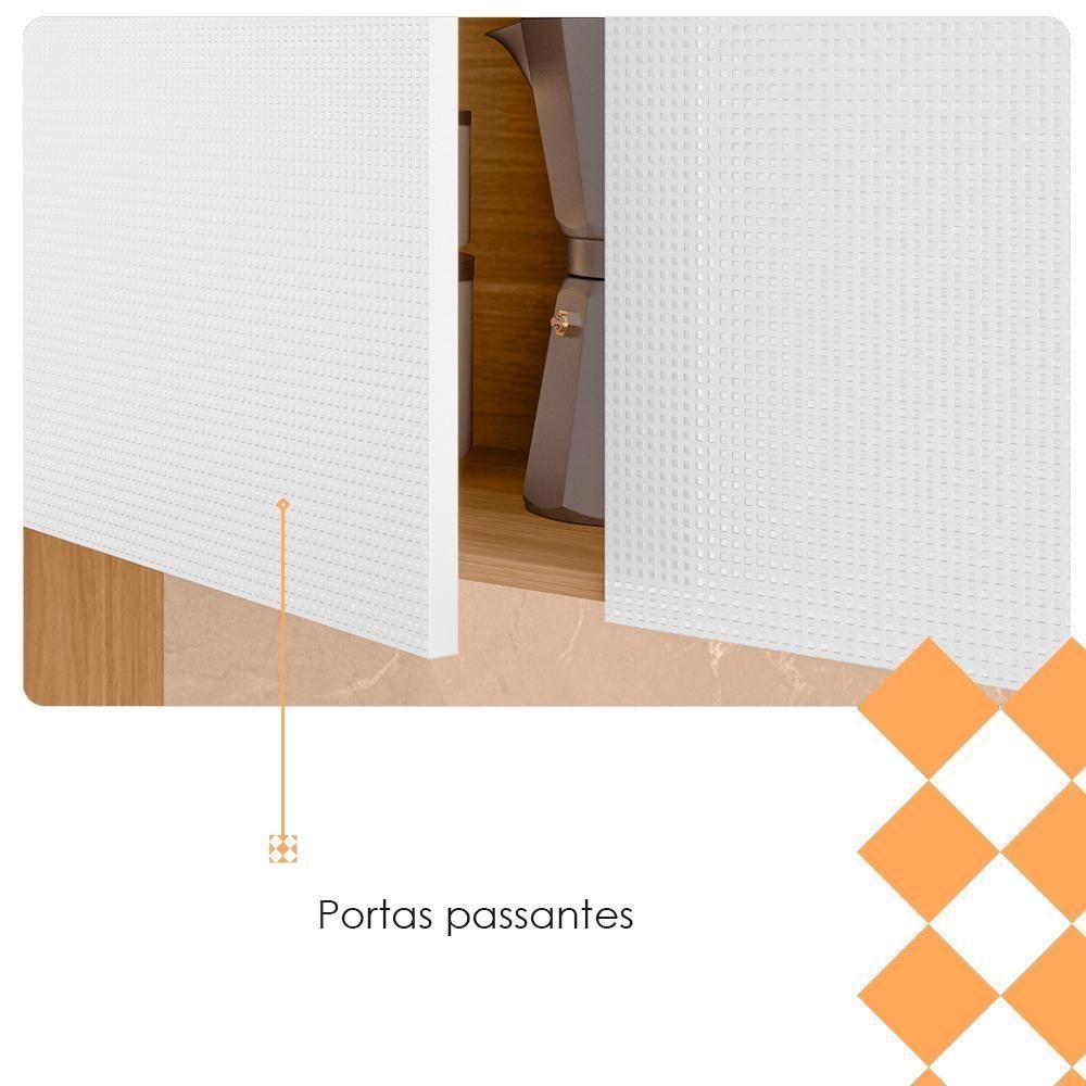 Cozinha Compacta 9 Portas 1 Gaveta 201 Cm Pulse Freijo Artico Cp Riscatto - 10
