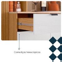 Cozinha Compacta 9 Portas 1 Gaveta 201 Cm Pulse Freijo Artico Cp Riscatto - 8