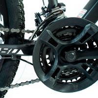 Bicicleta Aro 26 Alumínio Bike 21 Vel Freio A Disco Cinza E Vermelho Wct Fitness - 7