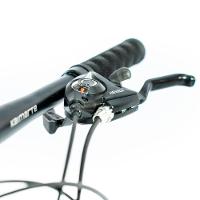 Bicicleta Aro 26 Alumínio Bike 21 Vel Freio A Disco Cinza E Vermelho Wct Fitness - 10