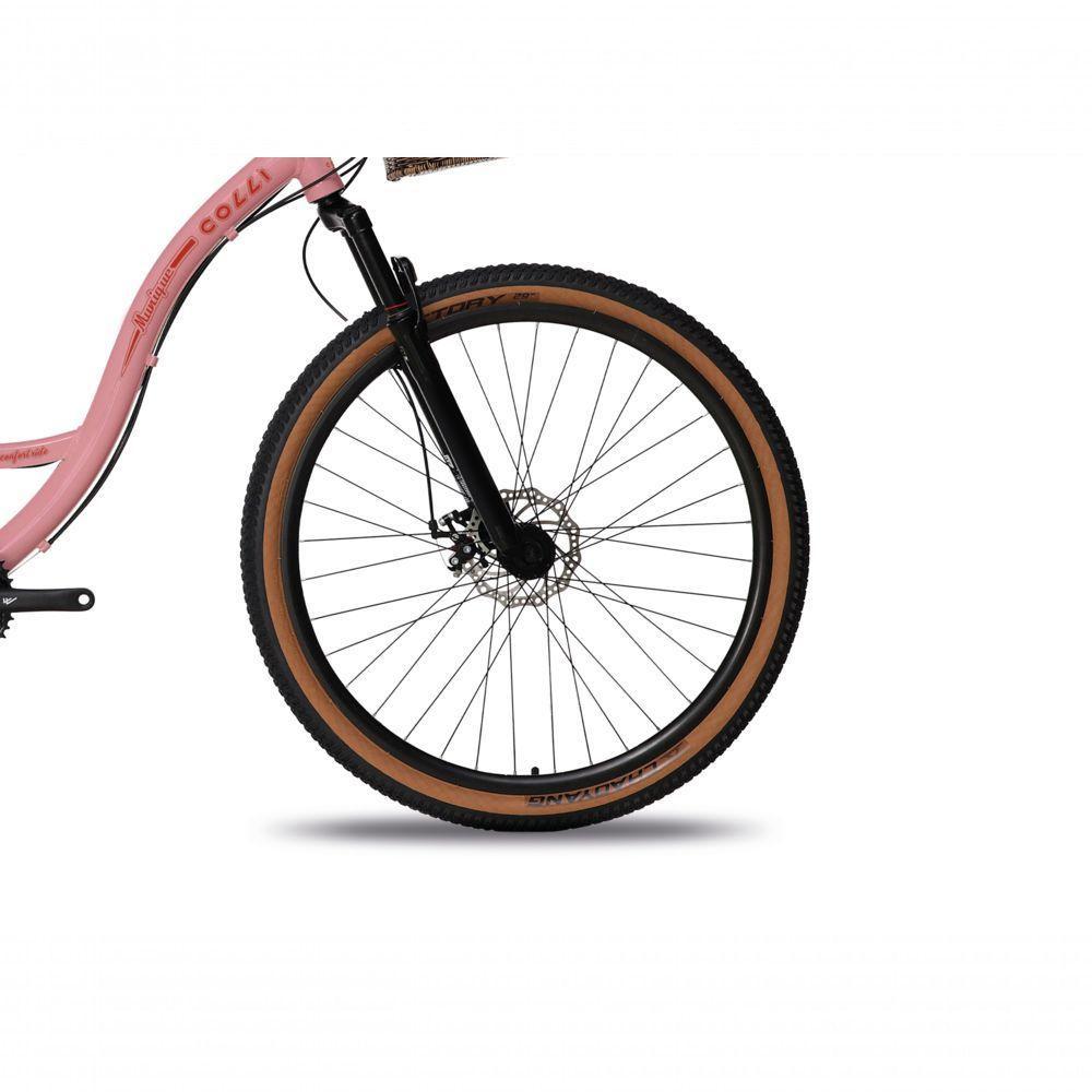 Bicicicleta Colli Munique Aluminio Aro 29 Disco-shimano 21v Tamanho Do Quadro 17 Rosa - 4