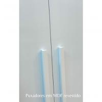 Guarda-roupa Infantil Portugal Com Espelho 4 Portas E 2 Gavetas Linhamobília Branco
