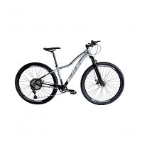 Bicicleta Aro 29 Ksx Sd7 Feminina 12v Garfo Com Trava K7 11/50 Freios Hidráulicos Kit 1x12 - Preto/prata Tam. 17 - 1