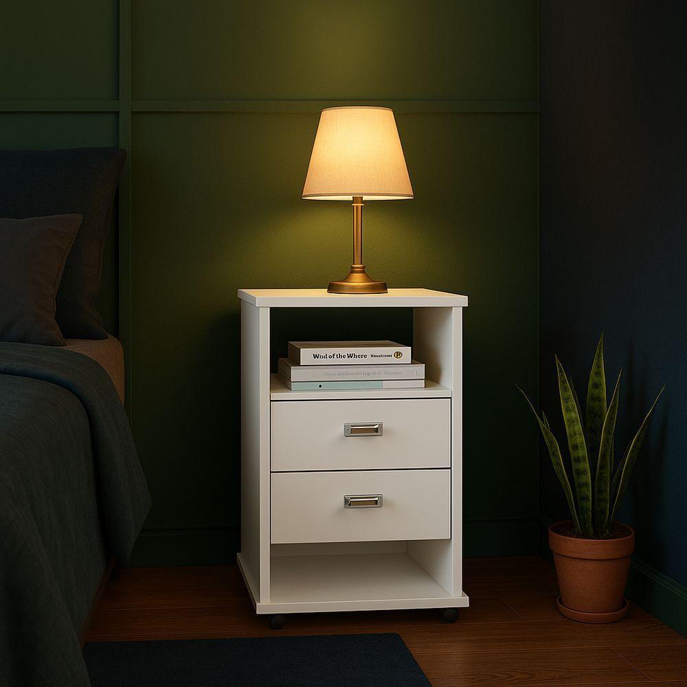 Mesa De Cabeceira Mdf Quarto Escritório Multiuso Decoração - 1