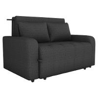 Sofa Cama 2 Lugares 138 Cm Amora Linho Vancouver Milani Store Chumbo - 1