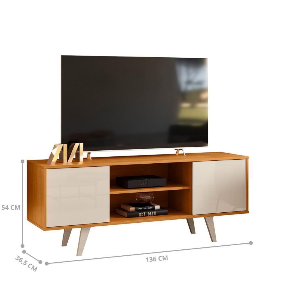 Rack évora Com Prateleiras Cinamomo/off-white - 3