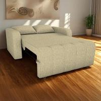 Sofa Cama 2 Lugares 138 Cm Amora Linho Vancouver Milani Store Palha - 8