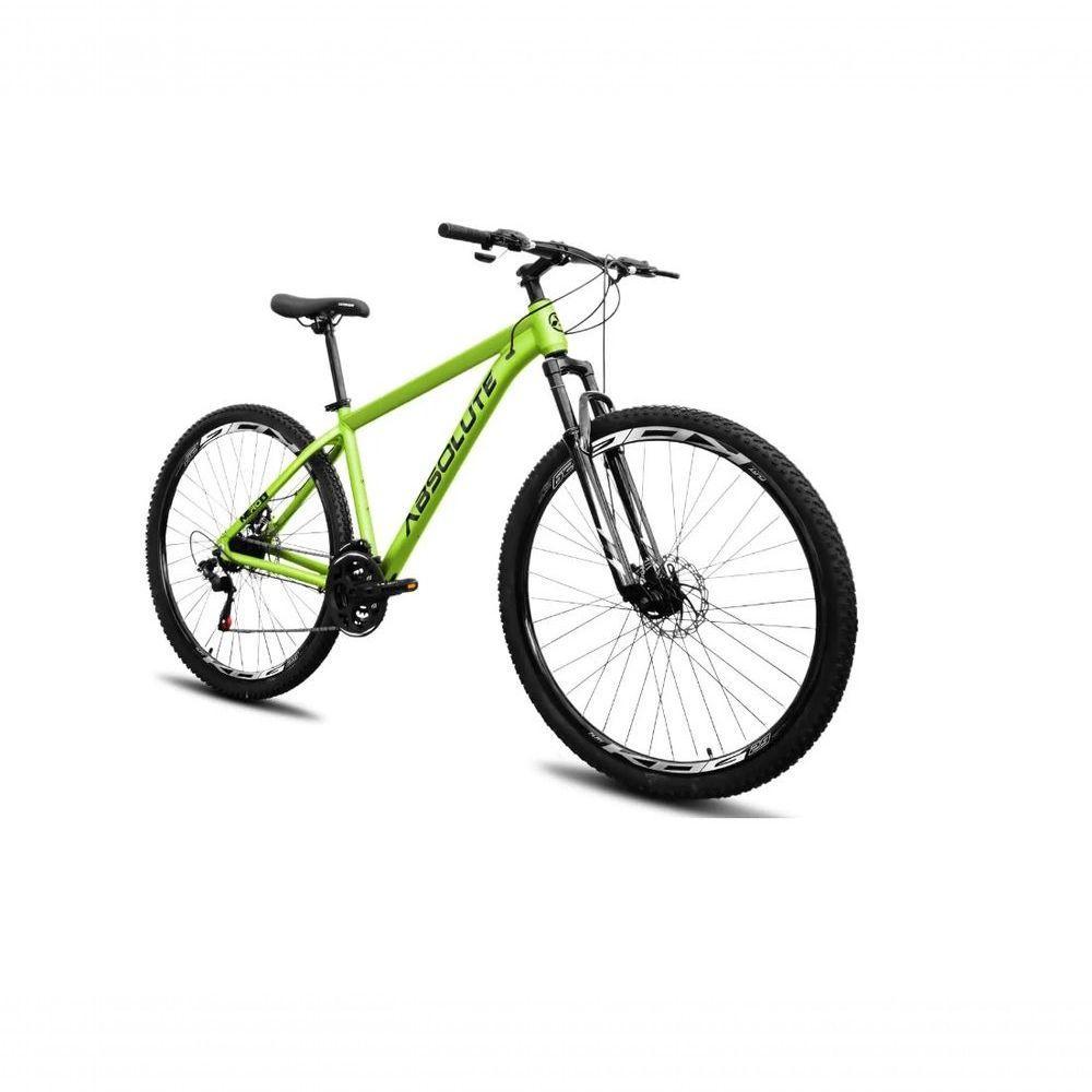 Bicicleta Aro 29 Absolute Nero 5 Câmbio Shimano 24v Acera K7 Garfo Trava Freio A Disco - Verde Tam.15 - 4