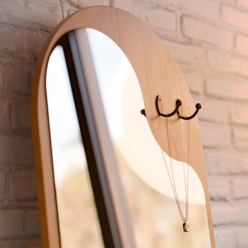 Toucador Penteadeira Com Espelho 1 Gaveta Organic Off/freijó - Ej Móveis - 4