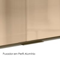 Armario Aereo 3 Portas E Balcao Pia Mdf Kali Nicioli Bianco Toq Branco Uv - 5