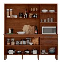 Cozinha Compacta Com Tampo 182 Cm Mega Nogueira Off White Cp Ripado Ktp - 9