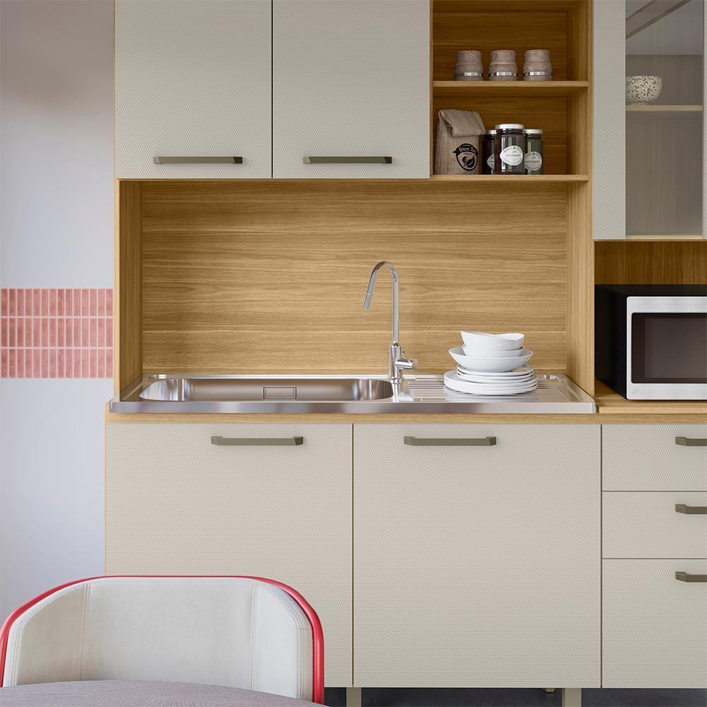 Cozinha Compacta 7 Portas 2 Gavetas 182 Cm Mega Freijo Soft Ktp - 10