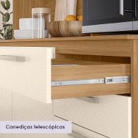 Cozinha Compacta 7 Portas 2 Gavetas 182 Cm Mega Freijo Soft Ktp - 6