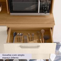 Cozinha Compacta 7 Portas 2 Gavetas 182 Cm Mega Freijo Soft Ktp - 7