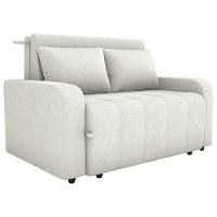 Sofa Cama 2 Lugares 138 Cm Amora Tecido Boucle F492 Milani Store Natural - 1