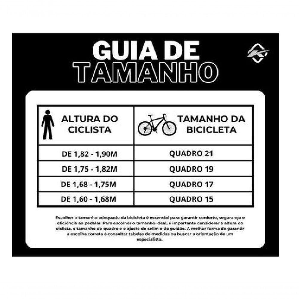 Bicicleta Aro 29 Absolute Nero 5 Câmbios Shimano Alívio/altus 27v Freio A Oléo Garfo Trava Pneu C/faixa -vermelho Tam.17 - 2