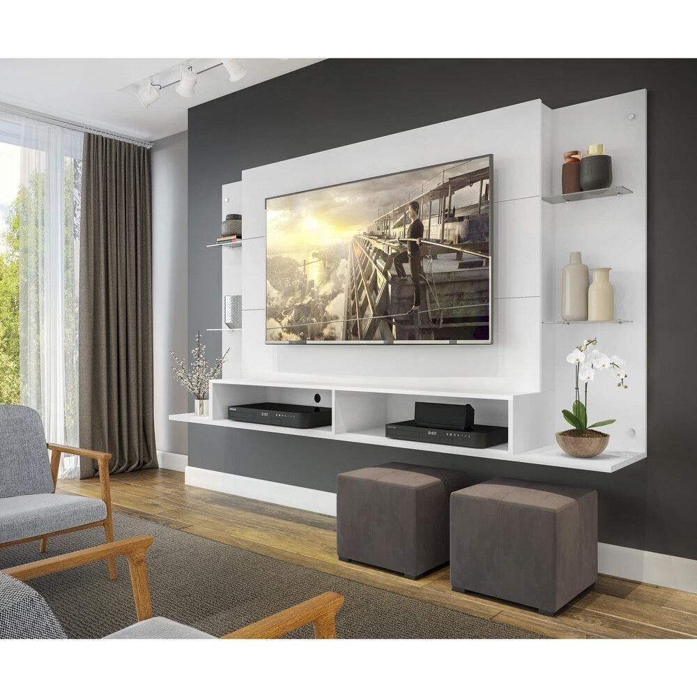 Painel Tv 60" Nairóbi Multimóveis V2739 Branco Branco - 2