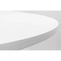 Conjunto Mesa De Jantar Sala Cozinha Elegante Eiffel 90cm Mdf Branca Com 04 Cadeiras Leda Elegance Branca