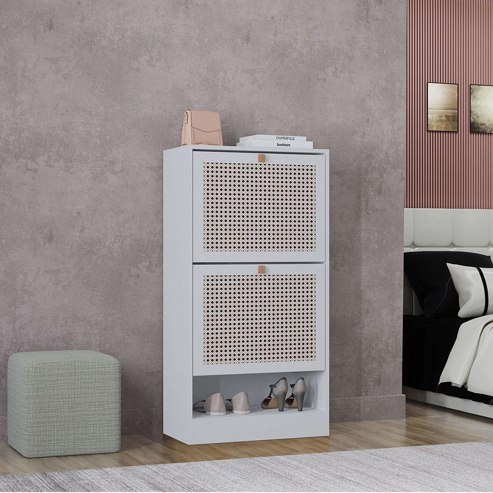 Sapateira Tropical 2 Portas Branco - 1